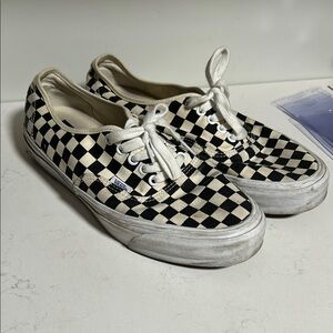Vans Black and White Checkered Shoes